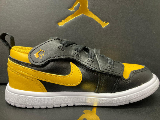 Air Jordan 1 Low ALT TD 'Black Yellow Ochre'