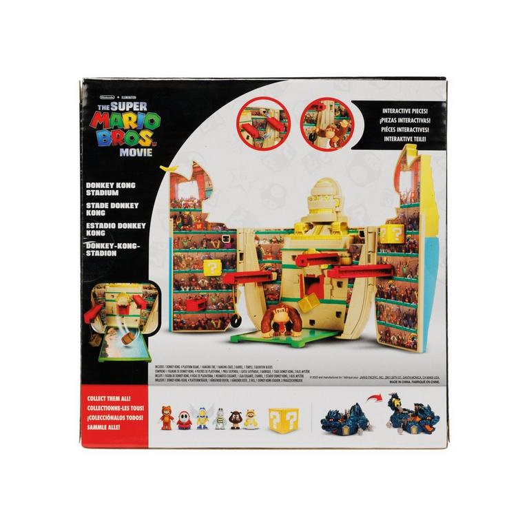 Juguete Nintendo The Super Mario Bros. Película Donkey Kong Stadium Figura de acción Playset