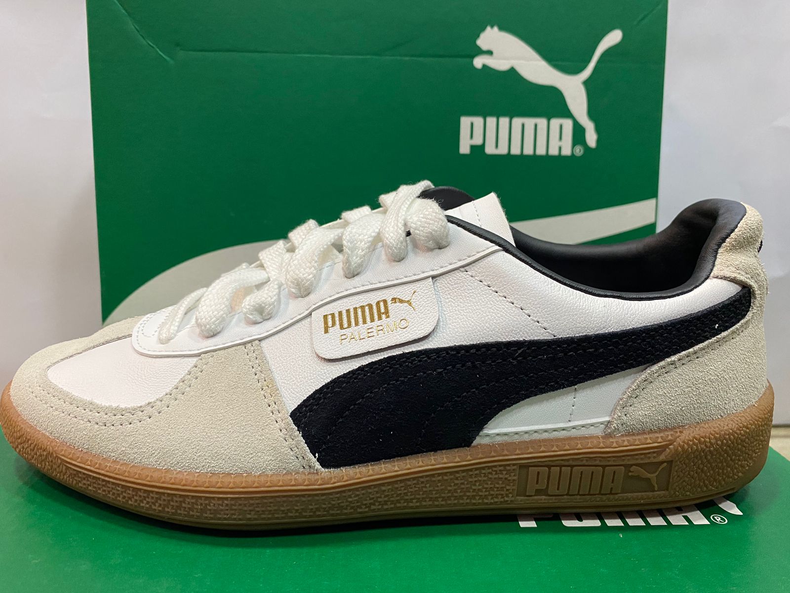 Puma-Wmns Palermo 'White Vapor Grey Gum – La Casa del Basquet