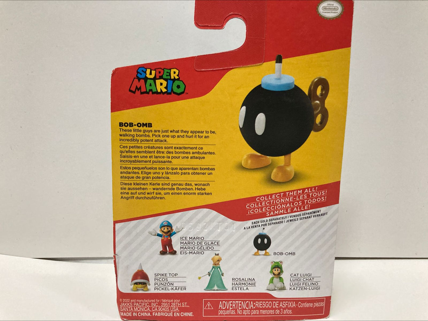 Juguete Nintendo The Super Mario Bros Movie 'Bom- OMB'