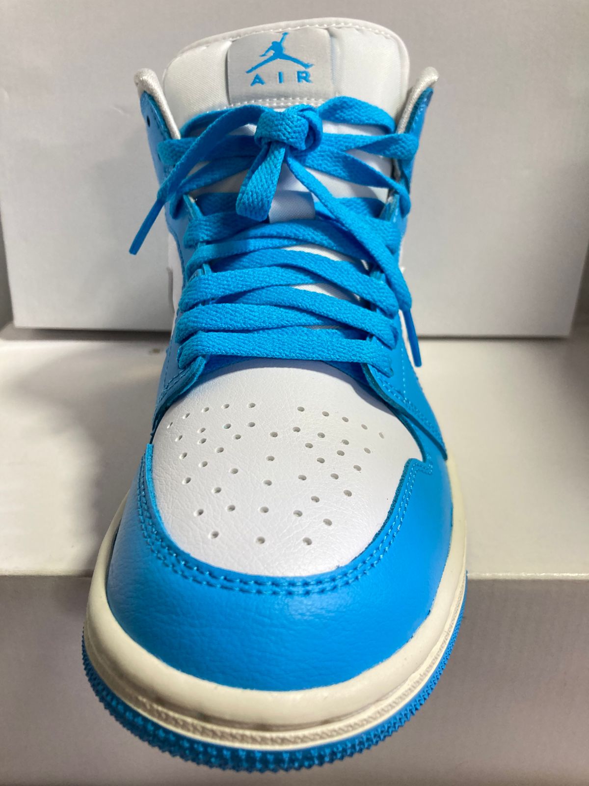 Wmns Air Jordan 1 Mid 'Dark Powder Blue'