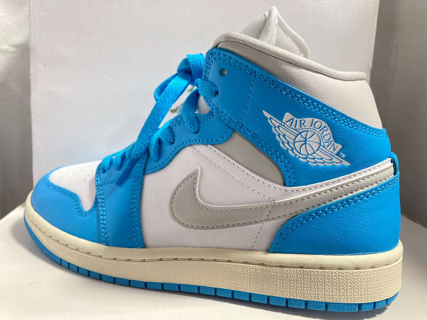 Wmns Air Jordan 1 Mid 'Dark Powder Blue'