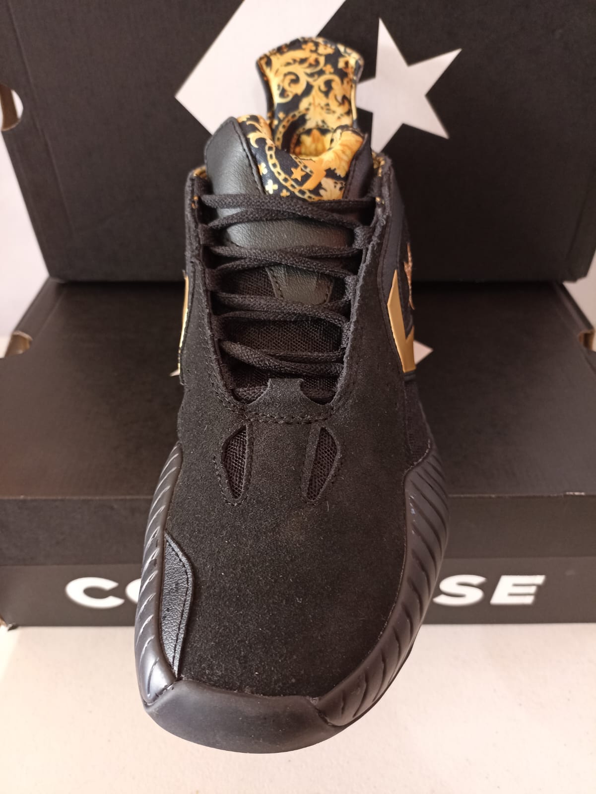Converse All Star BB Prototype CX Mid 'Black Gold Baroque'
