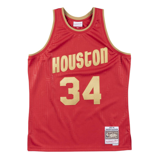 Jersey Mitchell & Ness Hakeem Olajuwon Houston Rockets CNY 1993-94