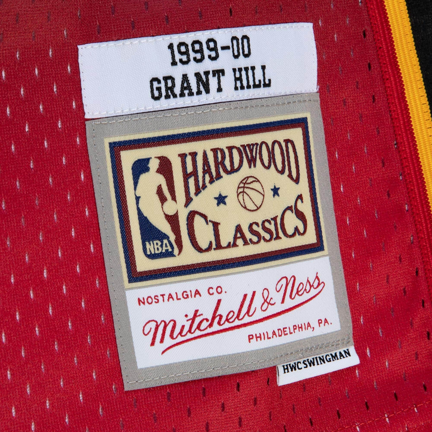 Jersey Mitchell & Ness Swingman Grant Hill Detroit Pistons 1999-00