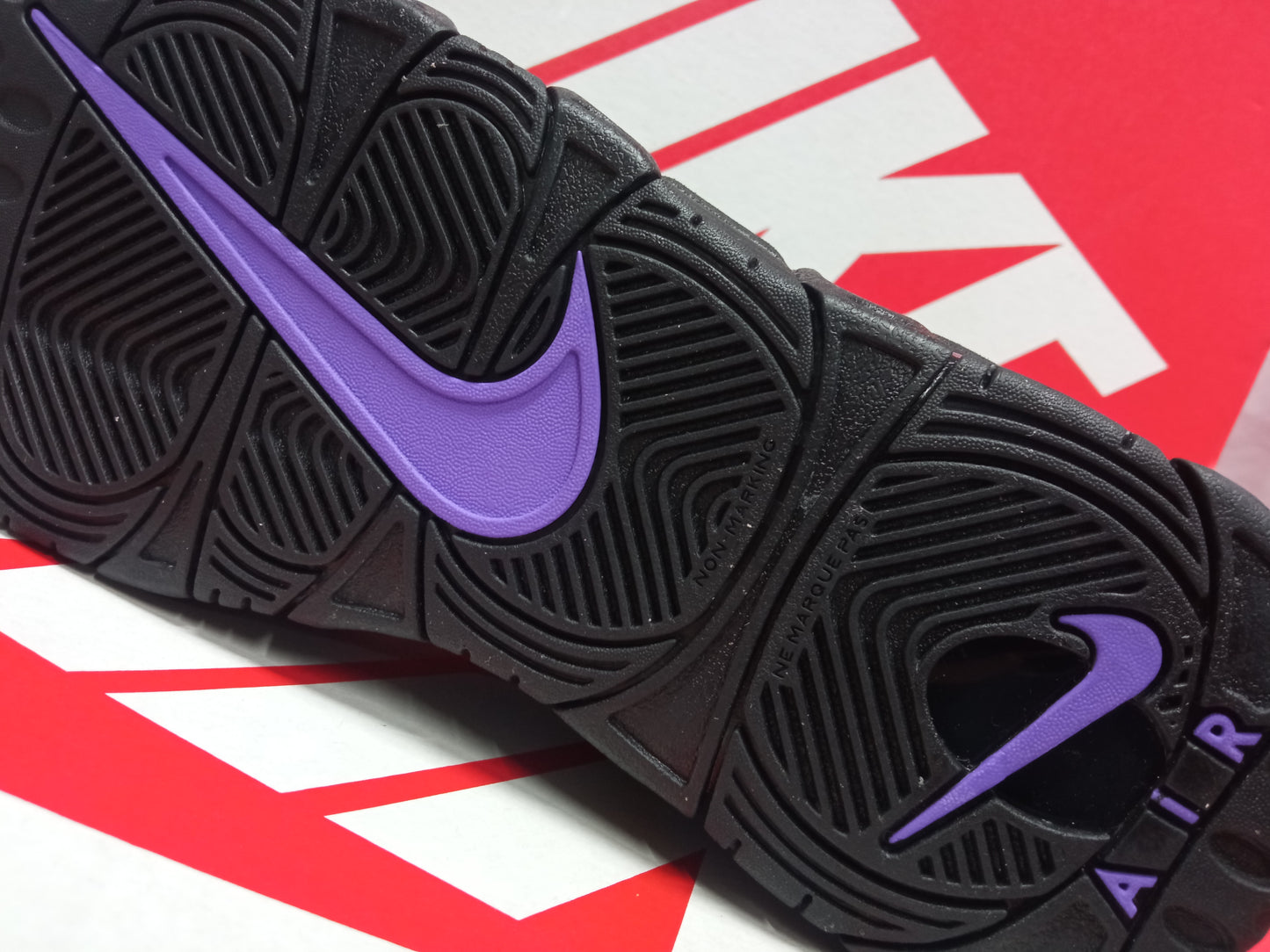 Nike Air More Uptempo GS 'Black Action Grape'