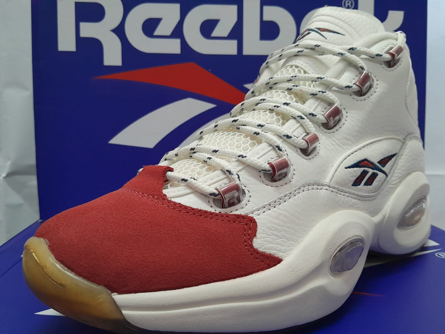 Reebok Question Mid 'Vintage Red Toe'