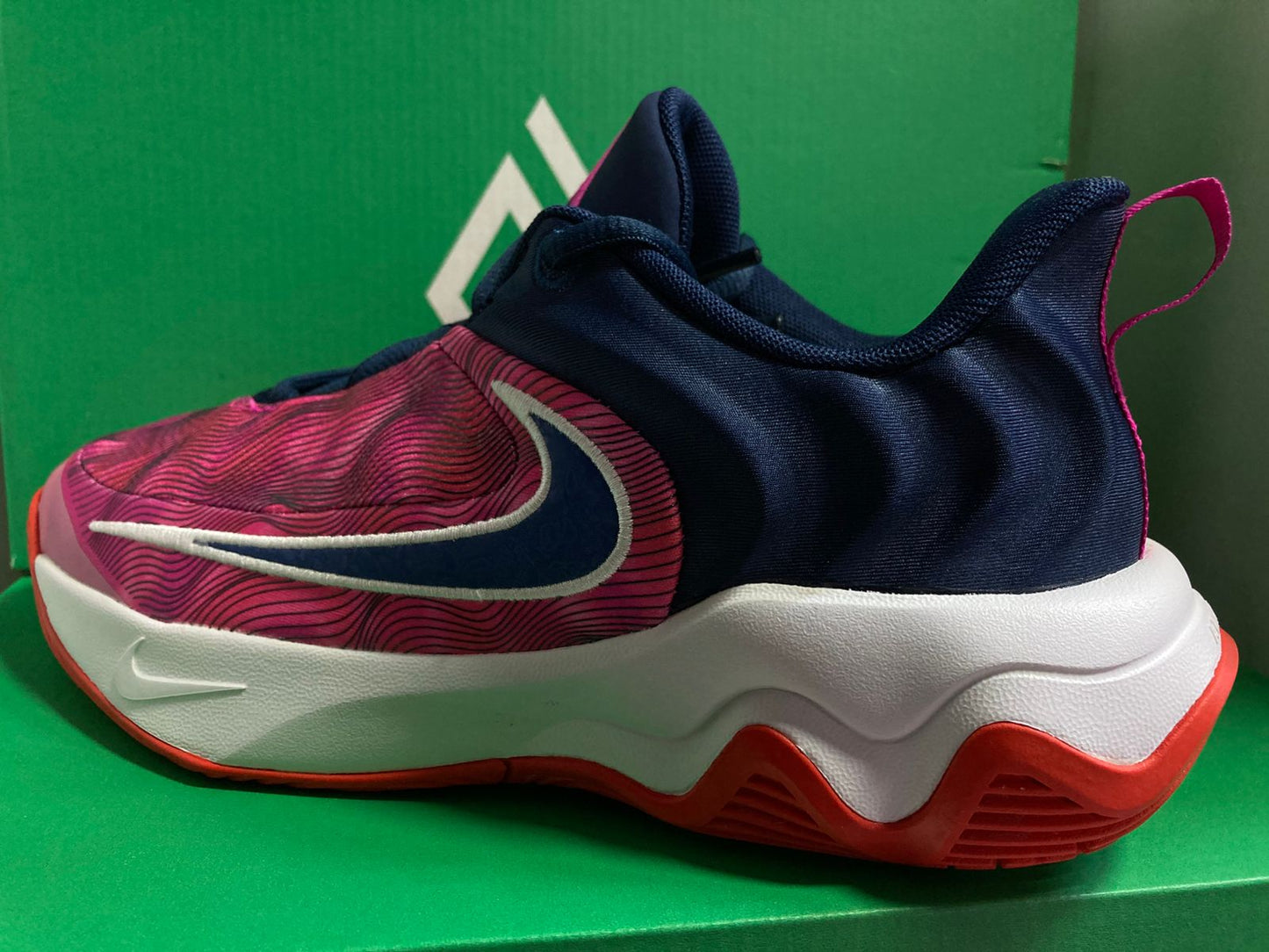 Nike Giannis Immortality 4 GS 'Picante Red Midnight Navy'