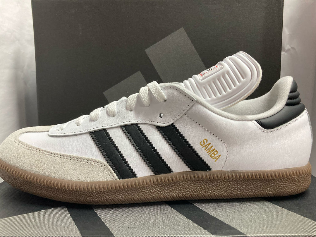 adidas gazelle silver green womens adidas Samba Classic Indoor Shoes (White/Black) 7 main image 1