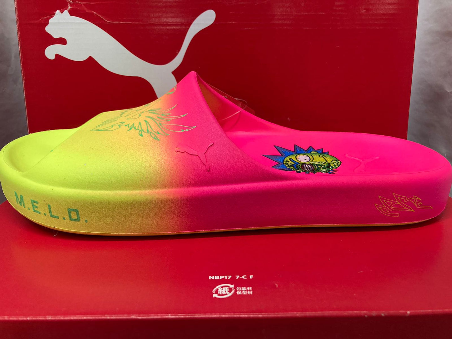 Sandalia Rick and Morty x LaMelo Ball x Shibui Cat Slide 'Adventures'