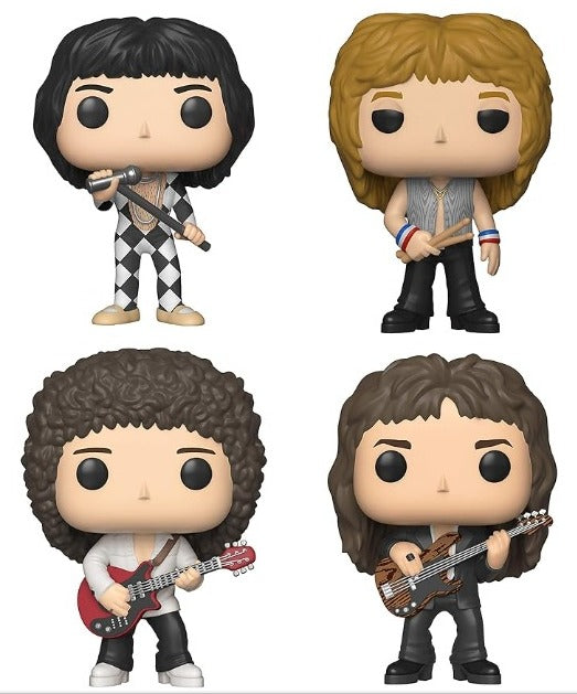 Funko Rocks: Pop! Queen – Roger Taylor, Brian May, John Deacon, Freddie Mercury Toy