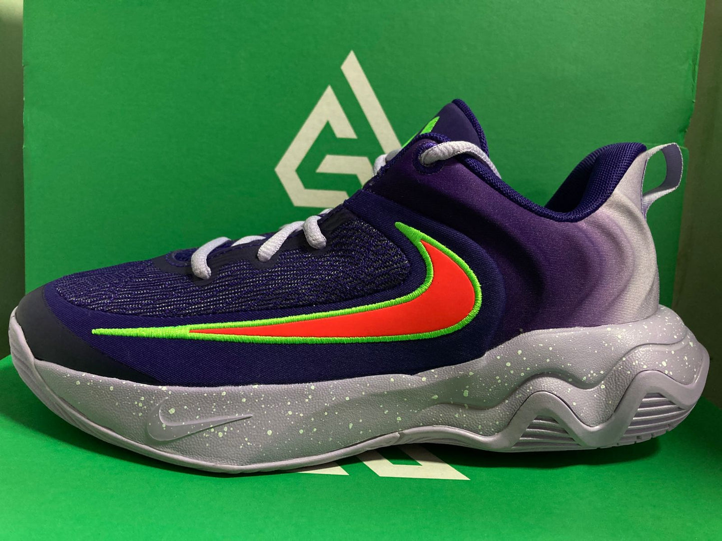 Nike Giannis Immortality 4 GS 'Court Purple/Hydrangeas/White/Bright Crimson'