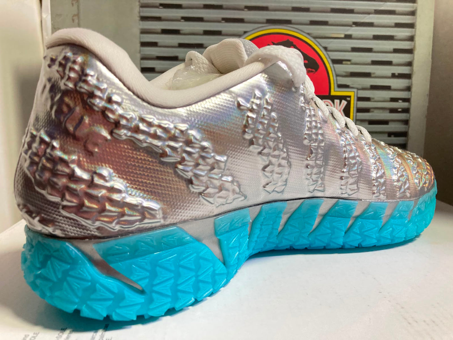 Jurassic Park x Nike Ja 3 'Metallic Silver'