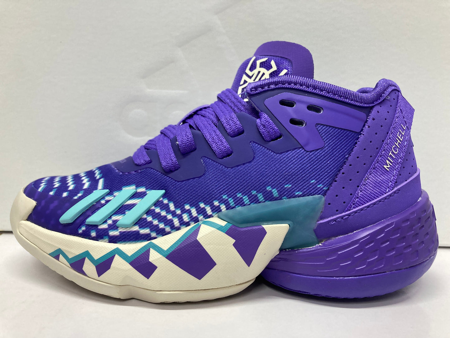 Adidas D.O.N. Issue 4 Little Kid 'Throwback Utah Jazz'