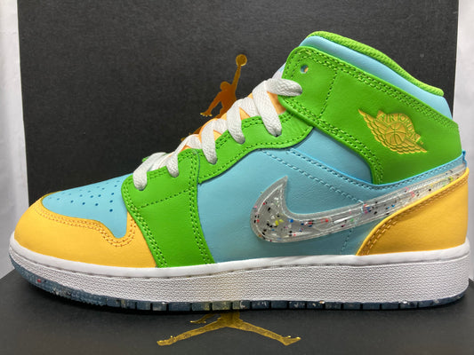 Air Jordan 1 Mid SE GS 'Recycled Grind'