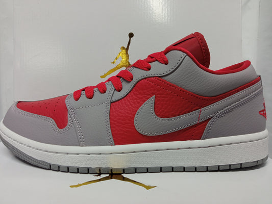 Air Jordan 1 Low SE Wmns 'Split - Gym Red Cement Grey'