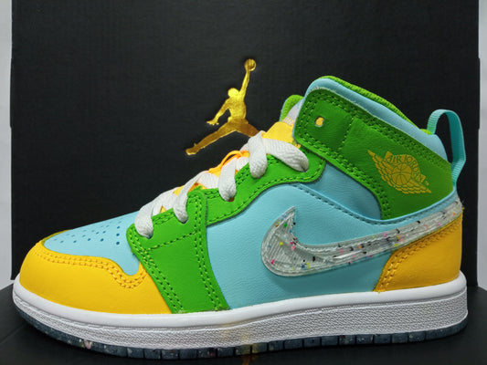 Air Jordan 1 Mid SE PS 'Recycled Grind'