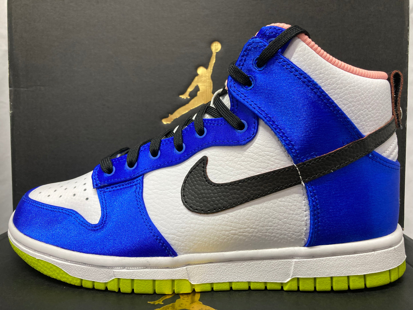 Jordan Wmns Dunk High 'Blue Satin'