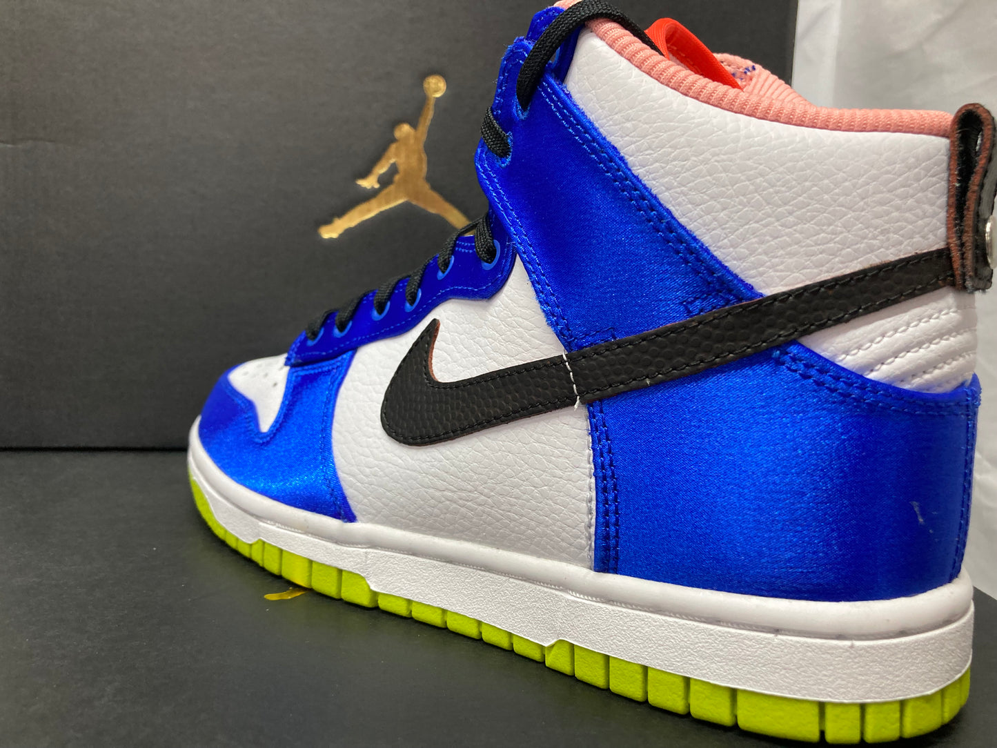 Jordan Wmns Dunk High 'Blue Satin'