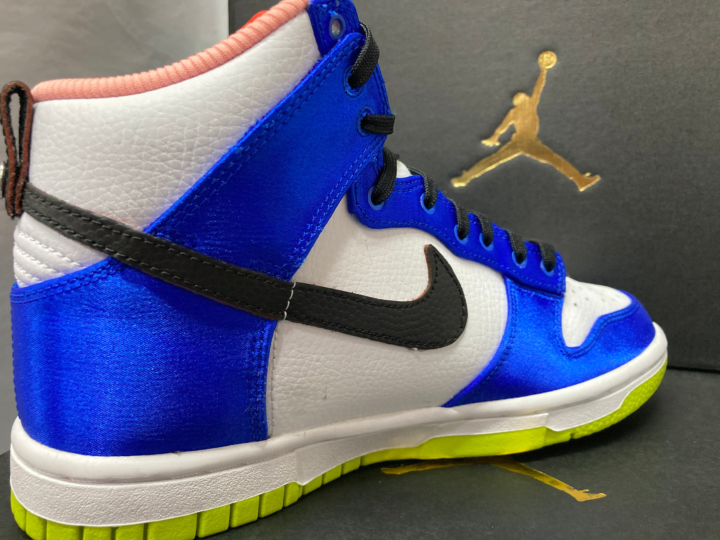 Jordan Wmns Dunk High 'Blue Satin'