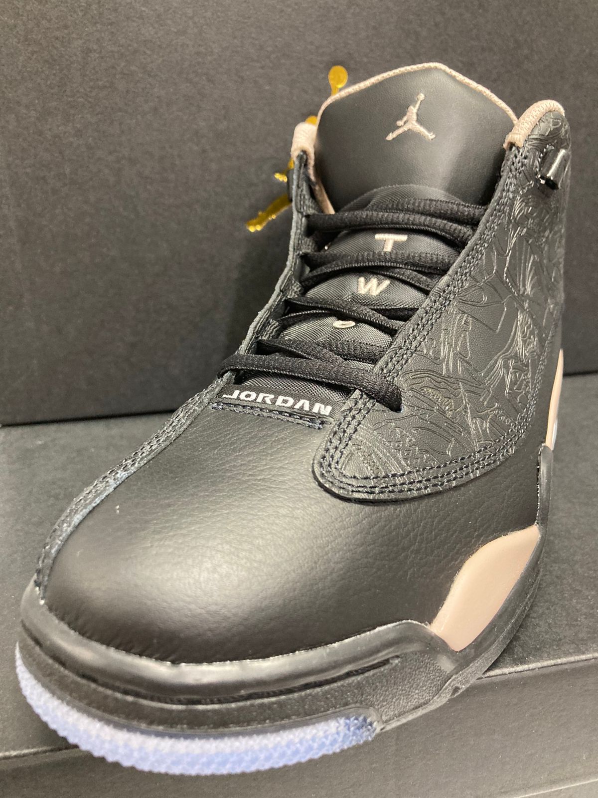 Jordan Dub Zero Black Fossil Stone