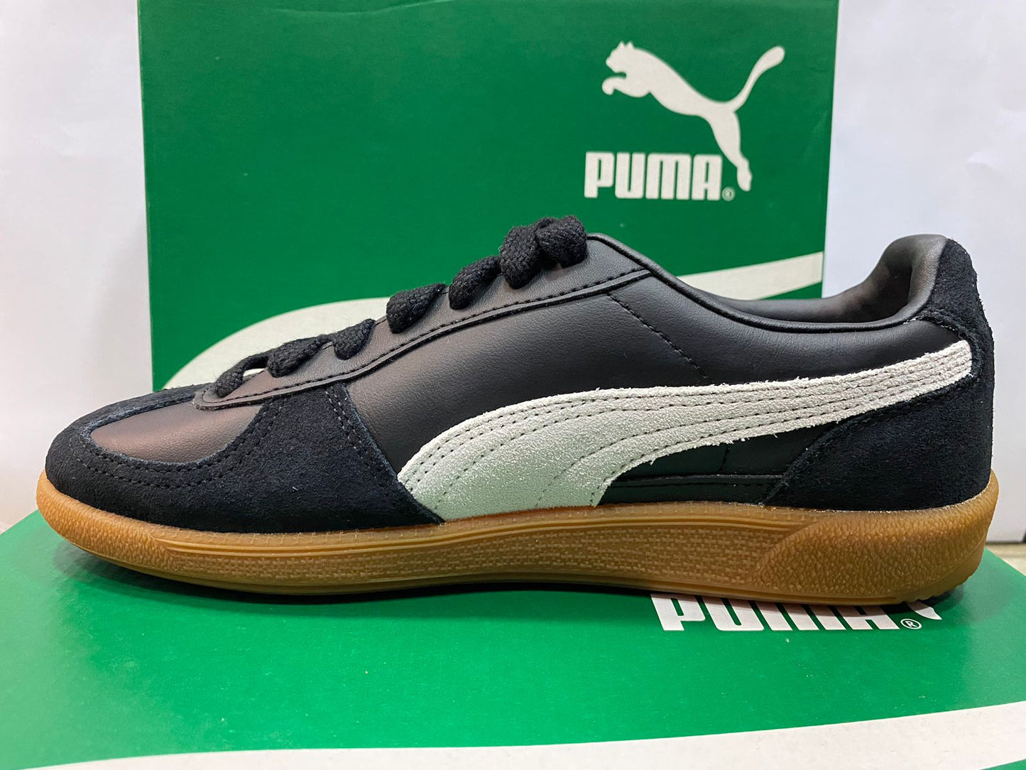 Puma- Palermo 'Black Feather Grey Gum'