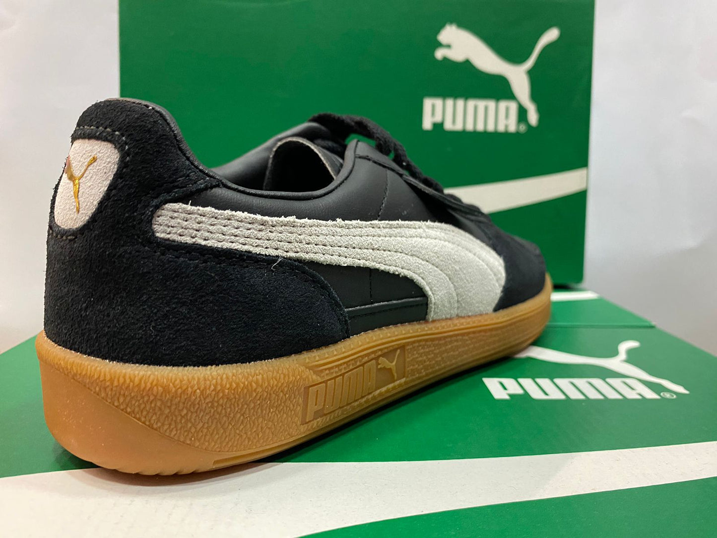 Puma- Palermo 'Black Feather Grey Gum'