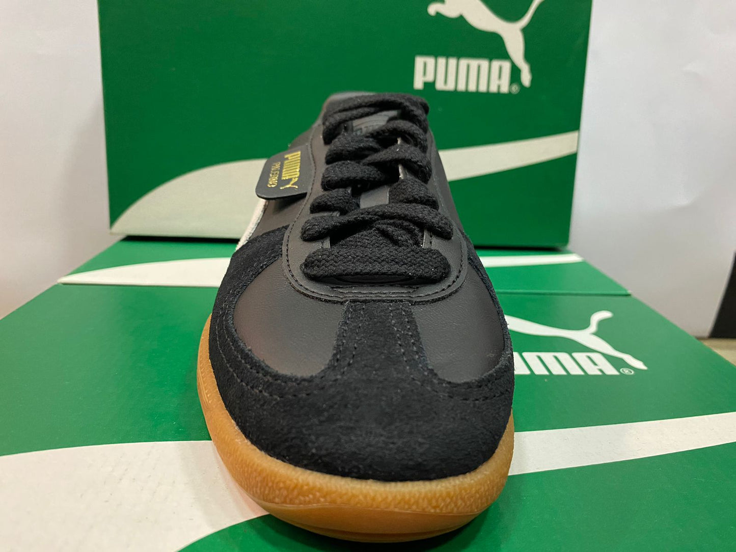 Puma- Palermo 'Black Feather Grey Gum'