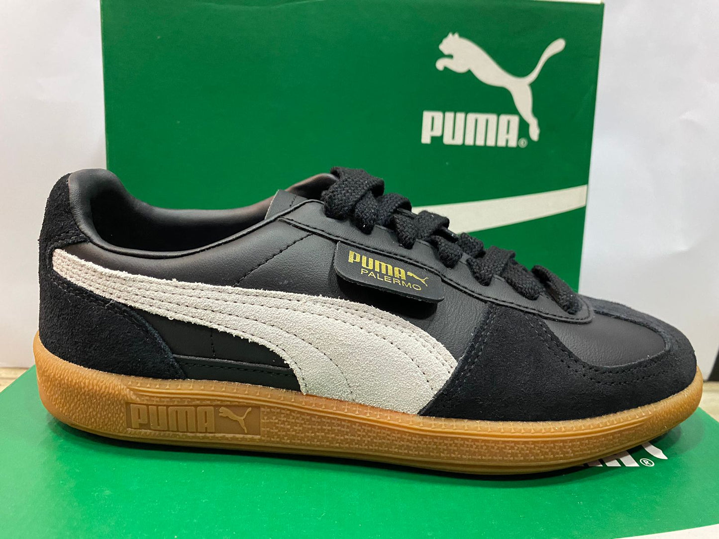 Puma- Palermo 'Black Feather Grey Gum'