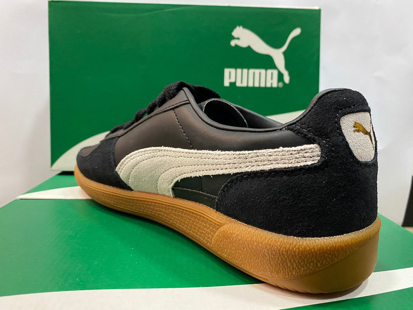 Puma- Palermo 'Black Feather Grey Gum'