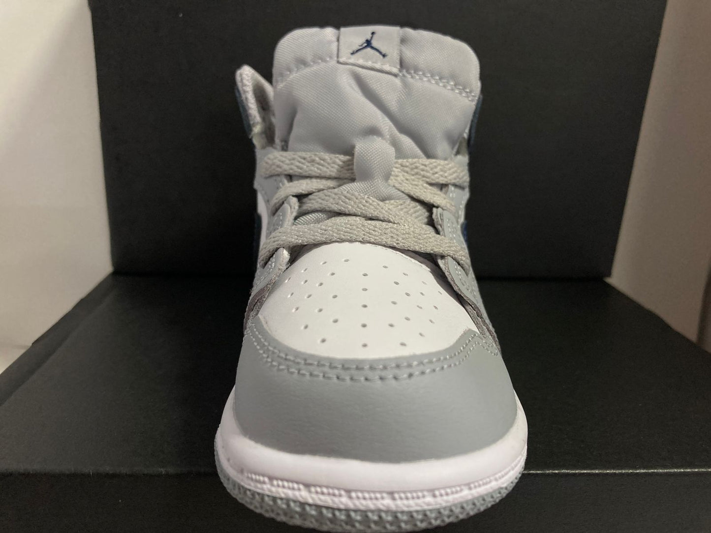 Nike Air Jordan 1 Mid TD 'Wolf Grey Midnight Navy'
