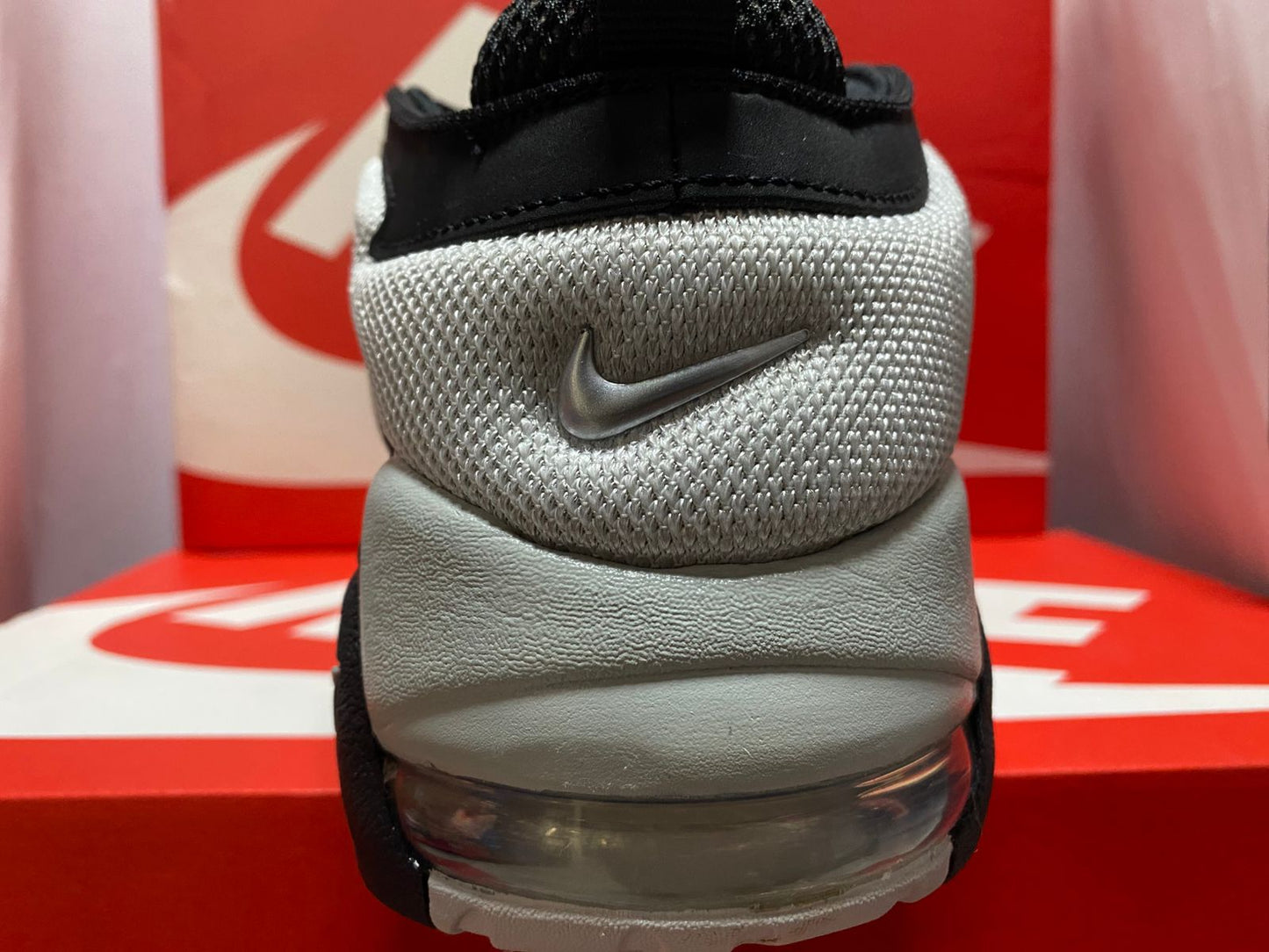 Nike Air More Uptempo Low 'Black Photon Dust'