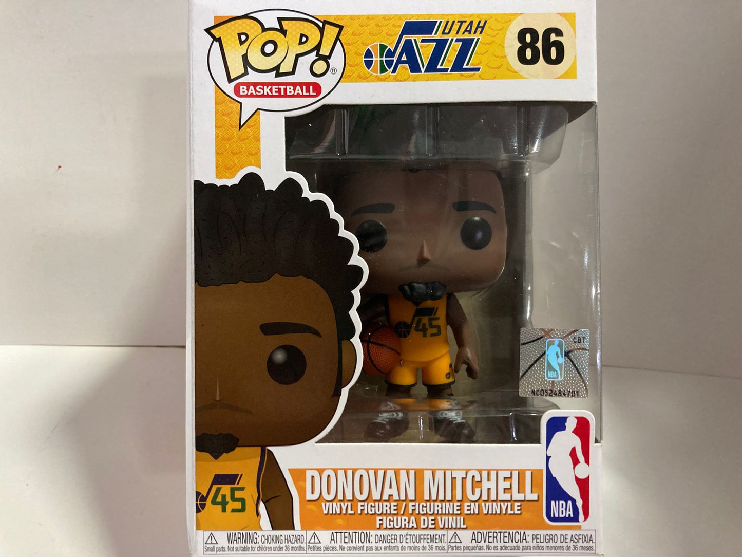 Funko pop basketball ' Donovan Mitchell' #86
