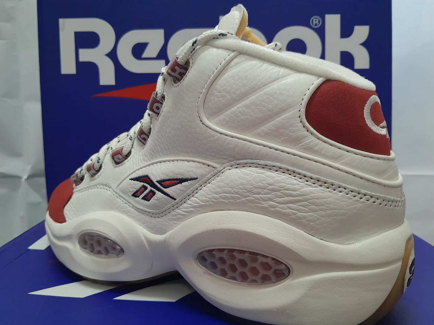 Reebok Question Mid 'Vintage Red Toe'