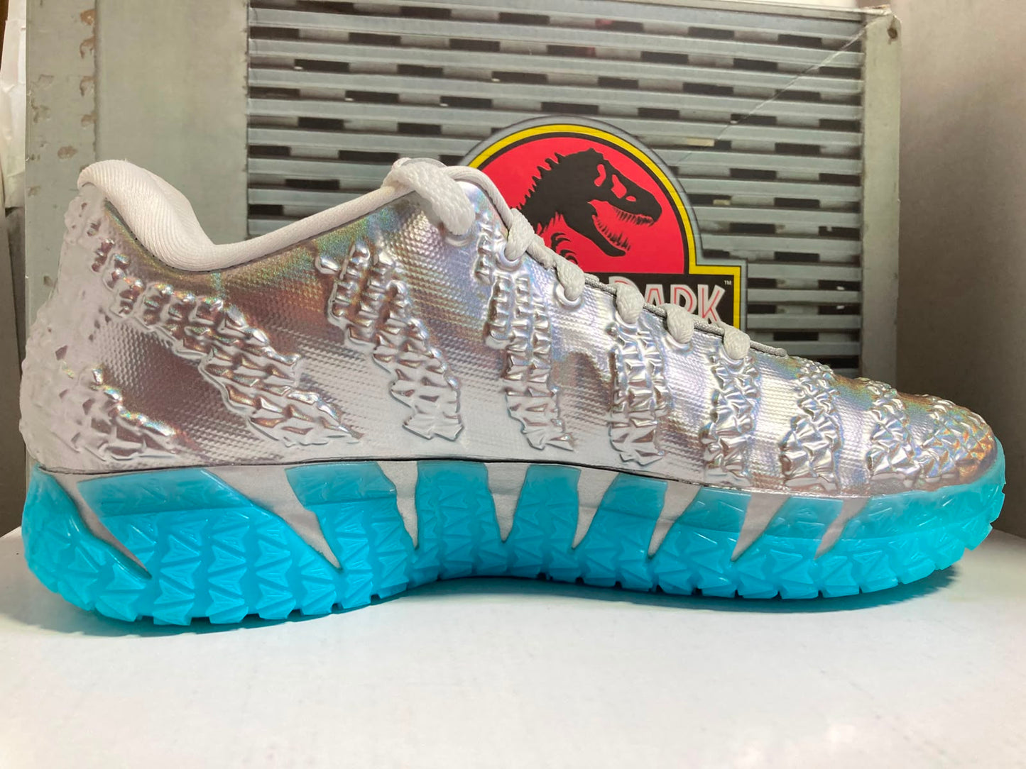 Jurassic Park x Nike Ja 3 'Metallic Silver'