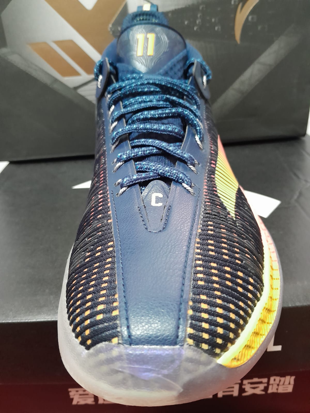 Anta KT9 Klay Thompson 'Navy Yellow'