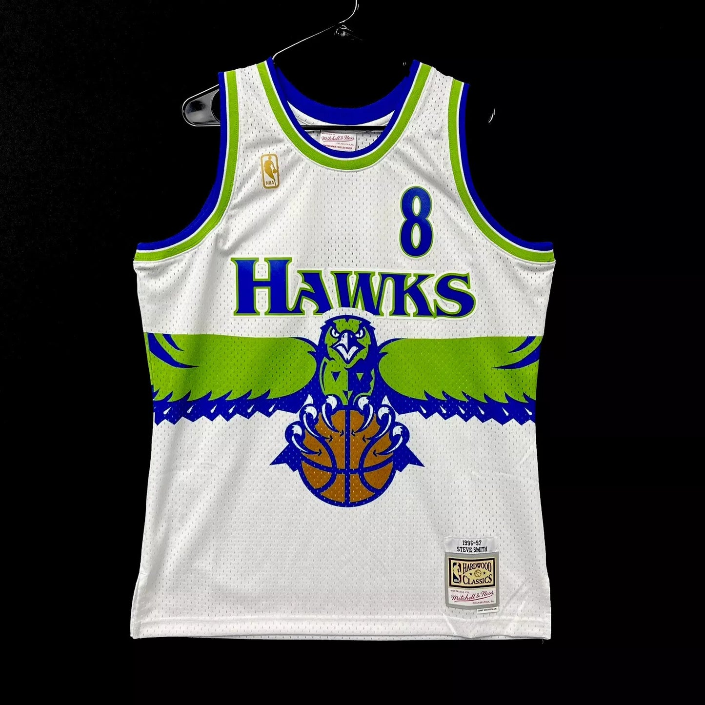 Jersey Hawks 1996 Mitchell & Ness