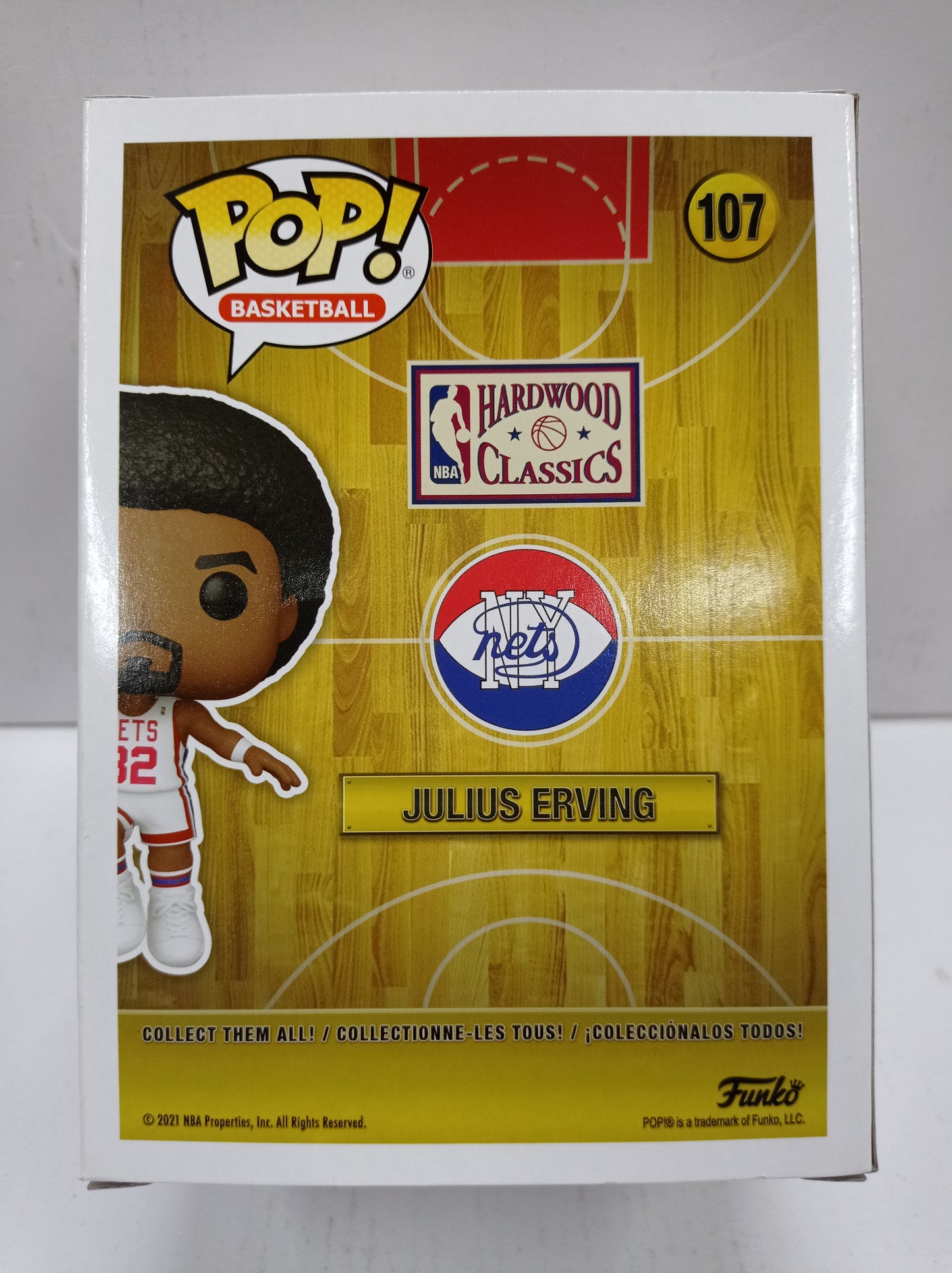 Funko Pop Julius Erving New Jersey Nets #107