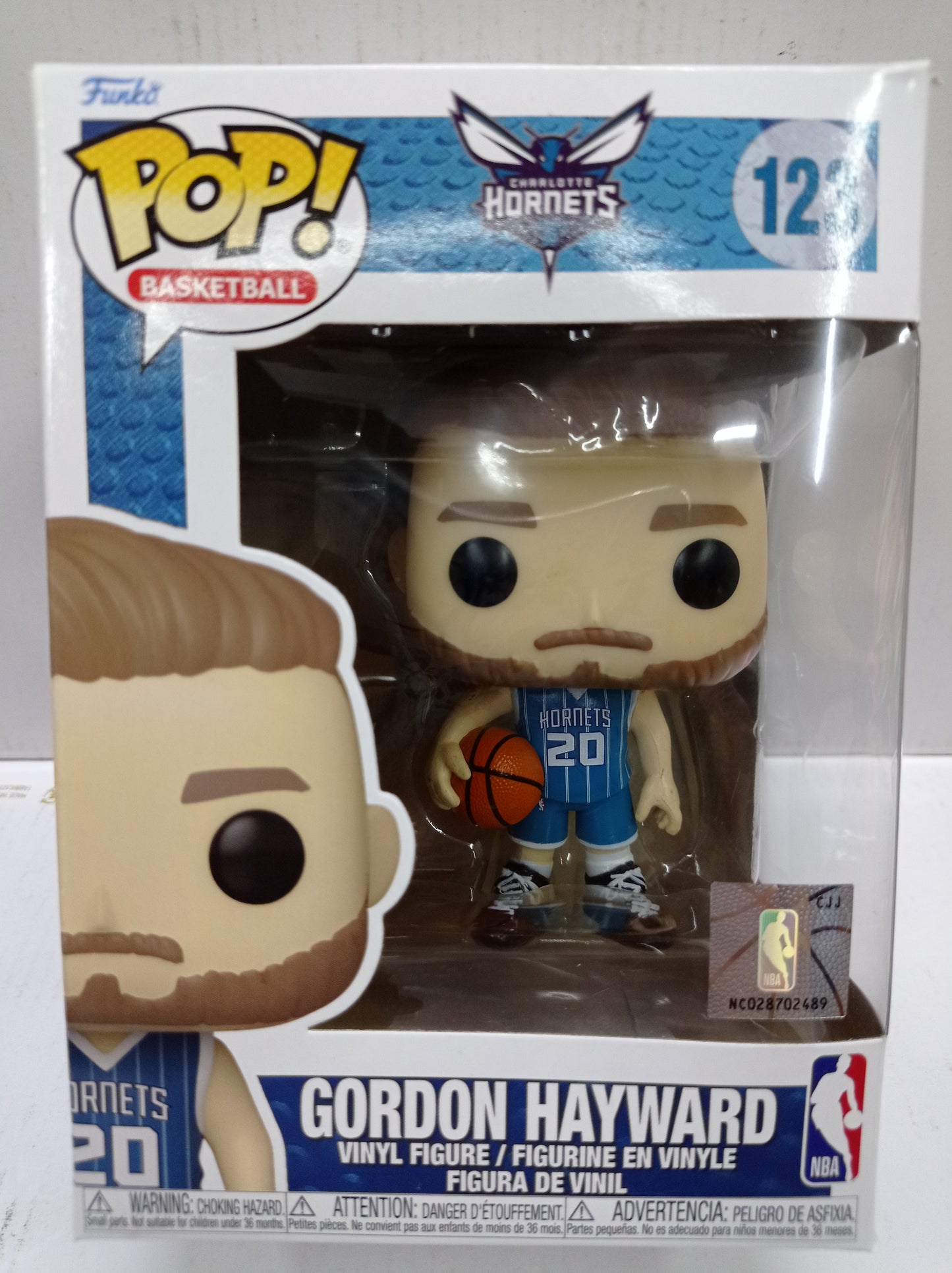 Funko Pop Gordon Hayward Charlotte Hornets #123