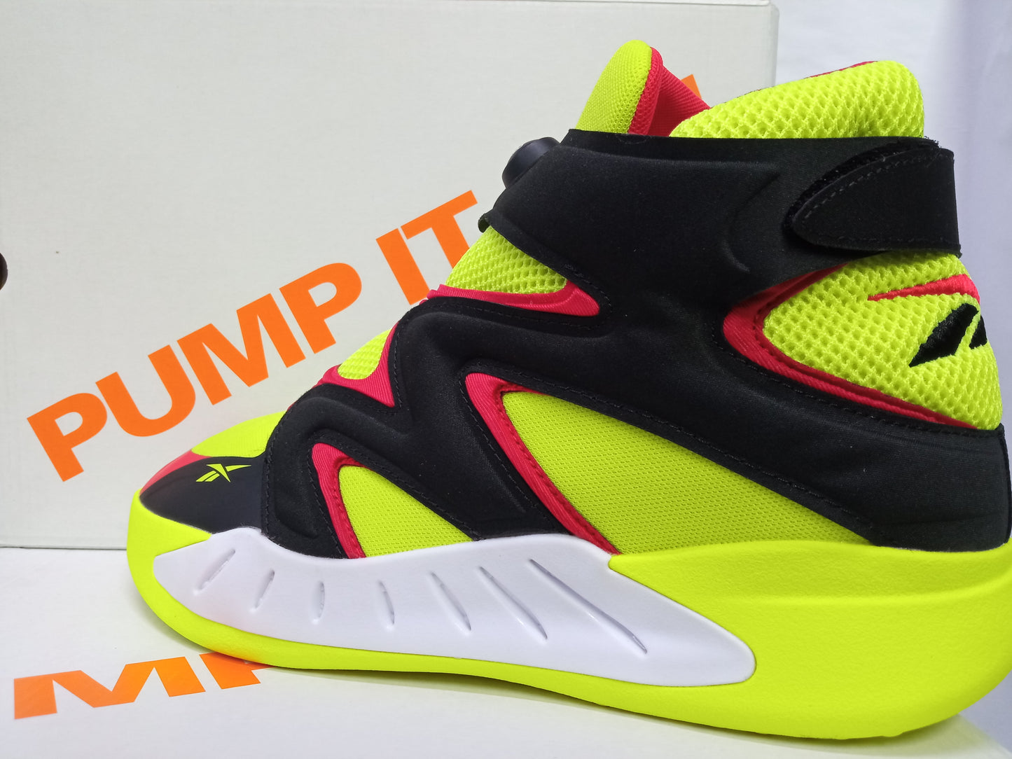 Reebok pump mujer sale amarillo