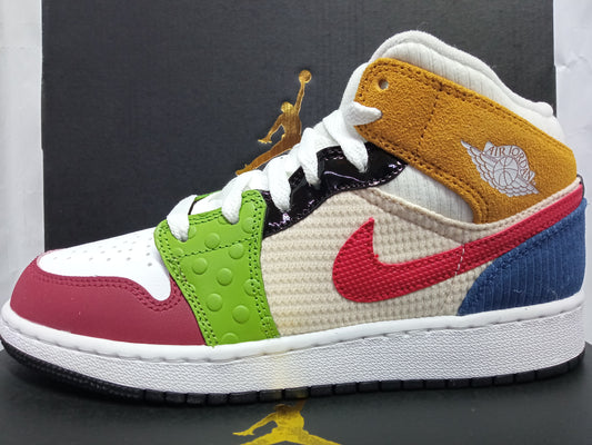 Air Jordan 1 Mid GS "Patchwork"