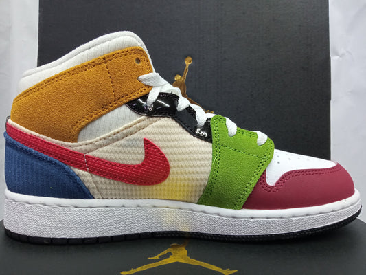 Air Jordan 1 Mid GS "Patchwork"