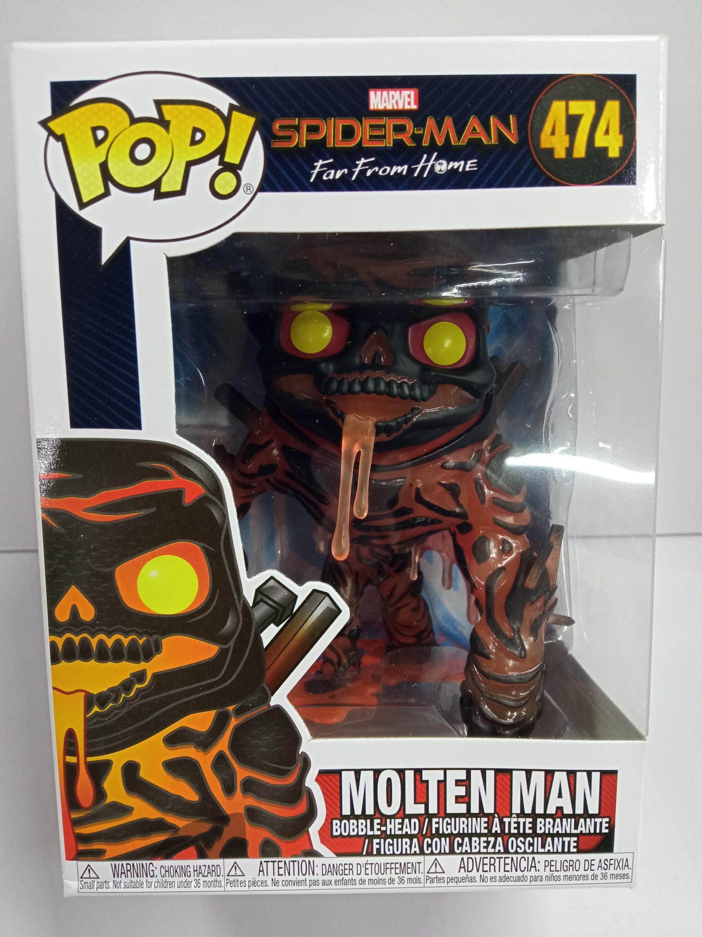 Funko Pop Molten Man Spider-Man Far From Home #474