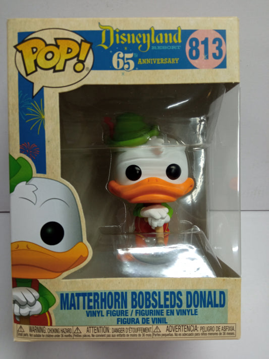 Funko Pop Disney 65th Anniversary Matterhorn Bobsleds Donald #813