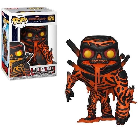 Funko Pop Molten Man Spider-Man Far From Home #474