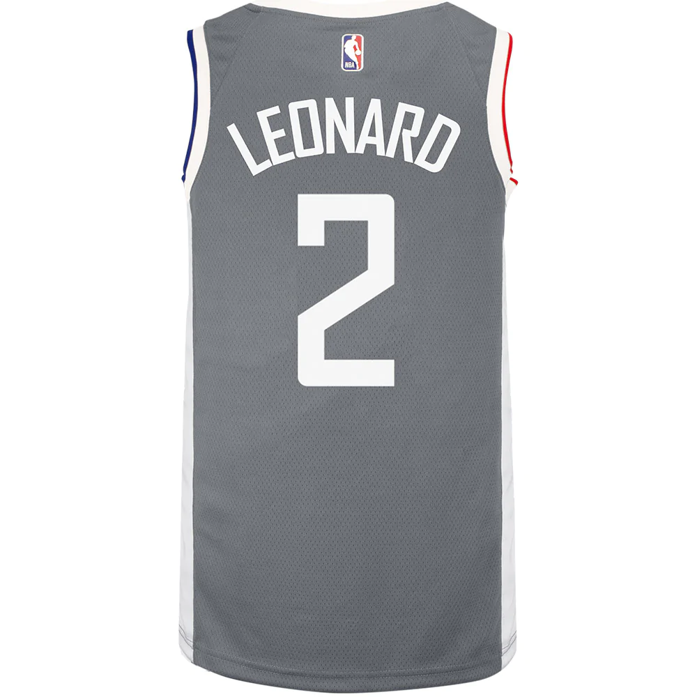 Men's LA Clippers Kawhi Leonard #2 Nike Black 2020/21 Swingman